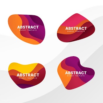 Abstract badge design vector set | Free stock vector - 463227
