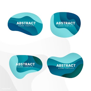 Abstract badge design vector set | Free stock vector - 463228