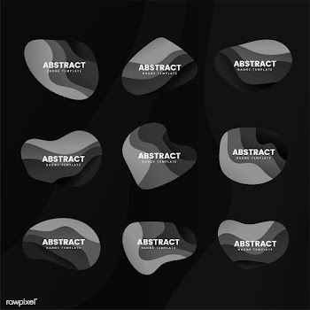 Abstract badge design vector set | Free stock vector - 463243