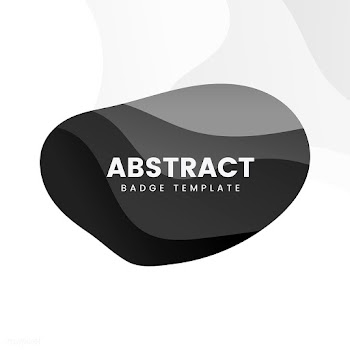 Abstract badge template in black | Free stock vector - 463258
