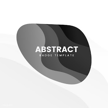 Abstract badge template in black | Free stock vector - 463259
