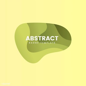 Abstract badge template in green | Free stock vector - 463213