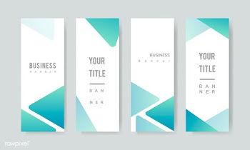 Abstract banner illustration set | Free stock vector - 579517