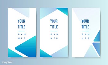 Abstract banner illustration set | Free stock vector - 579519