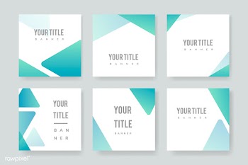 Abstract banner illustration set | Free stock vector - 579520
