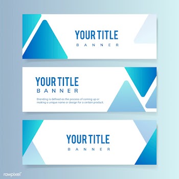 Abstract banner illustration set | Free stock vector - 579527
