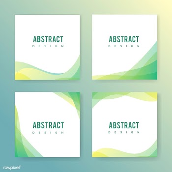 Abstract banner illustration set | Free stock vector - 579536