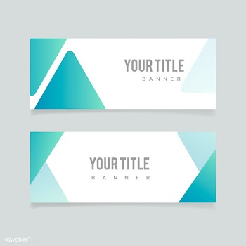 Abstract banner illustration set | Free stock vector - 579538