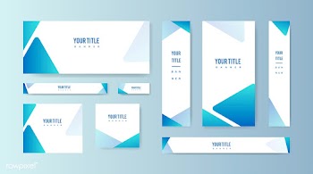 Abstract banner illustration set | Free stock vector - 579541