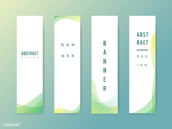 Abstract banner illustration set | Free stock vector - 579542