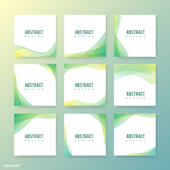 Abstract banner illustration set | Free stock vector - 579545