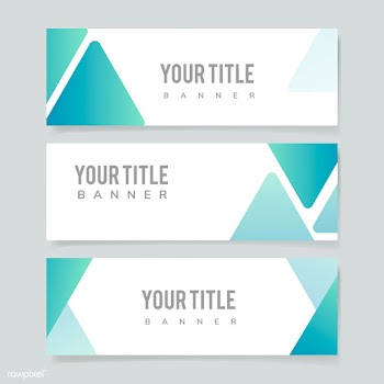 Abstract banner illustration set | Free stock vector - 579546