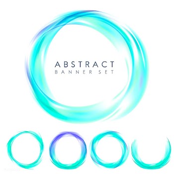 Abstract banner set in blue | Free stock vector - 484115