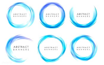 Abstract banner set in blue | Free stock vector - 484178