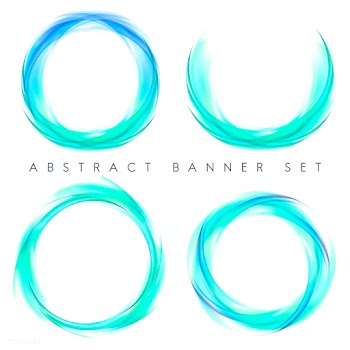Abstract banner set in blue | Free stock vector - 484233