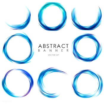 Abstract banner set in blue | Free stock vector - 484249
