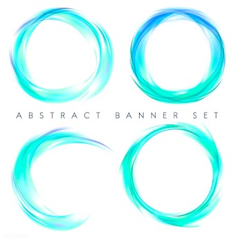 Abstract banner set in blue | Free stock vector - 484264