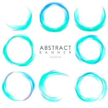Abstract banner set in blue | Free stock vector - 484268