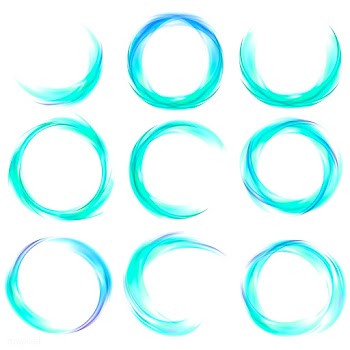 Abstract banner set in blue | Free stock vector - 484339