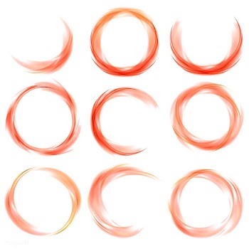 Abstract banner set in orange | Free stock vector - 484335