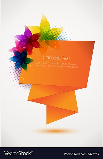 Abstract banner vector image