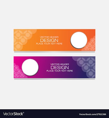 Abstract banner web vector image