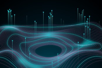 Abstract big data concept background Free Vector