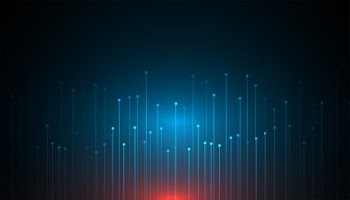 Abstract big data technology concept background design Free Vector