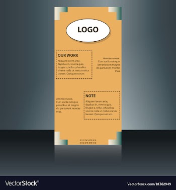 Abstract binder layout white a4 brochure cover vector image