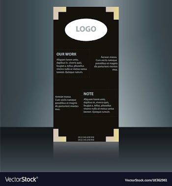 Abstract binder layout white a4 brochure cover vector image