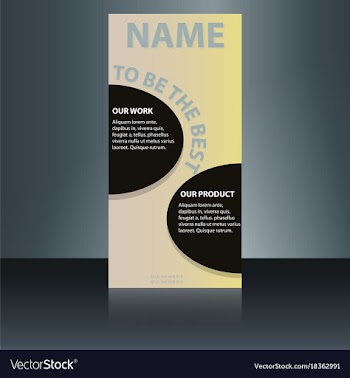 Abstract binder layout white a4 brochure cover vector image