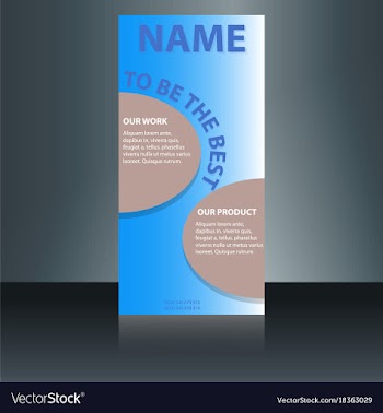 Abstract binder layout white a4 brochure cover vector image