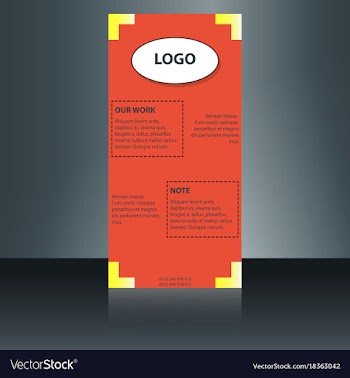 Abstract binder layout white a4 brochure cover vector image