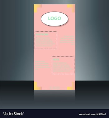 Abstract binder layout white a4 brochure cover vector image