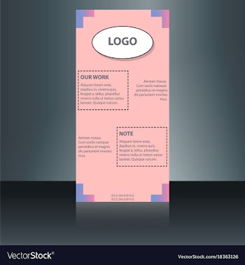 Abstract binder layout white a4 brochure cover vector image