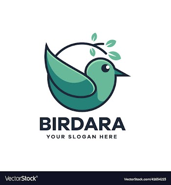 abstract bird logo design