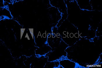 Abstract black and blue marble textured background