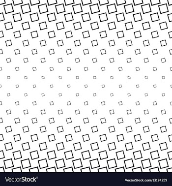 Abstract black and white angular square pattern vector image