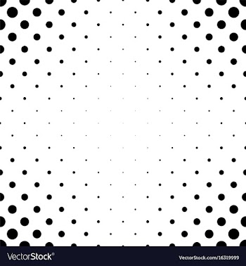 Abstract black and white circle pattern vector image