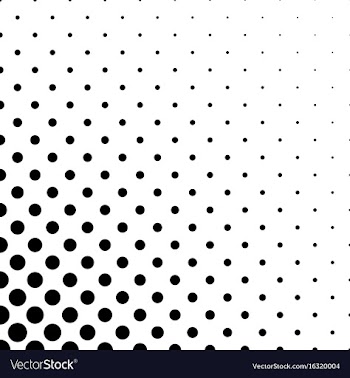 Abstract black and white circle pattern vector image
