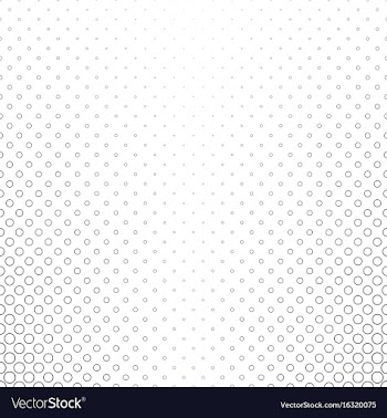 Abstract black and white circle pattern vector image