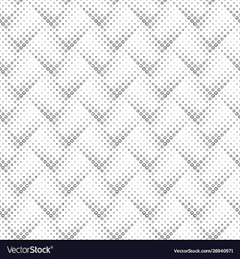 Abstract black and white circle pattern vector image