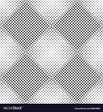 Abstract black and white circle pattern vector image