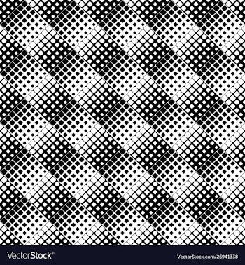 Abstract black and white diagonal square pattern vector image