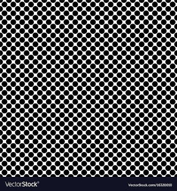 Abstract black and white dot pattern background vector image