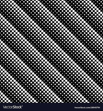 Abstract black and white dot pattern background vector image