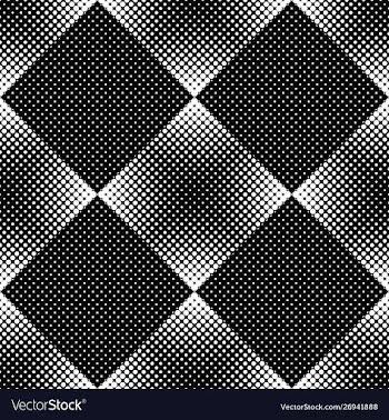 Abstract black and white dot pattern background vector image