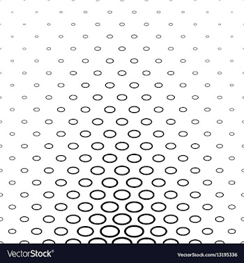 Abstract black and white ellipse pattern design vector image