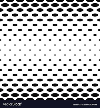 Abstract black and white ellipse pattern vector image