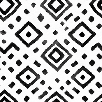 Abstract Black and White Geometric Pattern